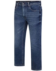Bigdude Stretch-Denim-Jeans in dunkler Waschung