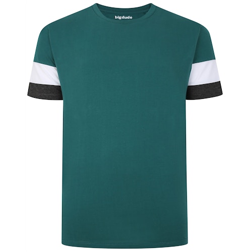 Bigdude Cut & Sew T-Shirt Green
