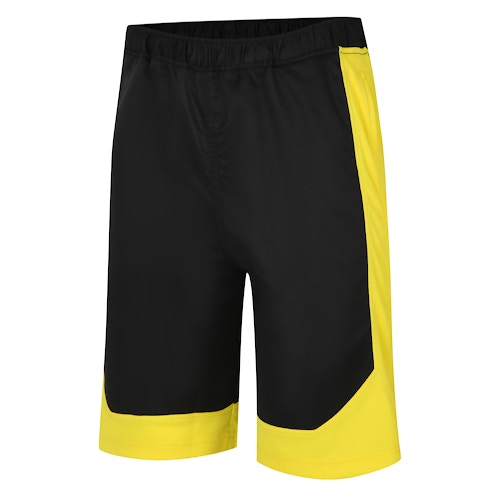 Bigdude Lightweight Active Gym Shorts Black/Yellow