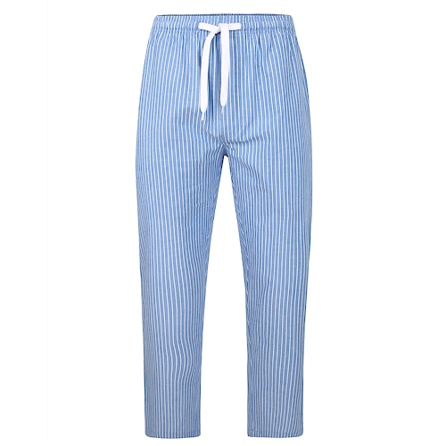Bigdude Woven Striped Pyjama Pants Blue