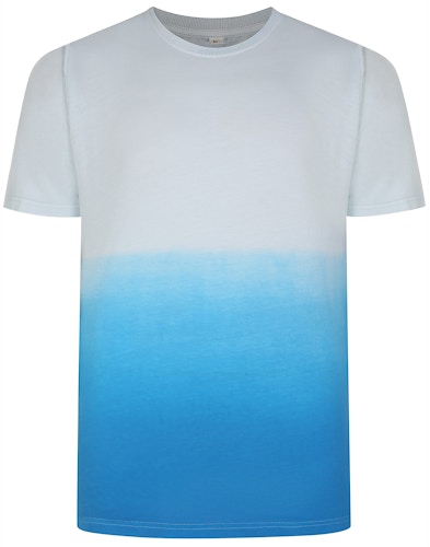 Bigdude Ombre T-Shirt Blue Tall