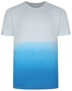 Bigdude Ombre T-Shirt Blau groß