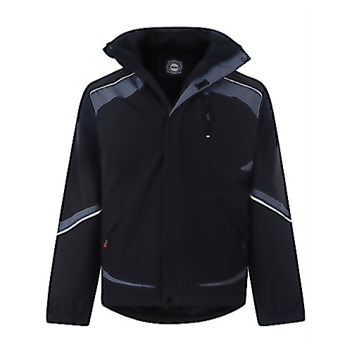 KAM Waterproof Lined Jacket Black