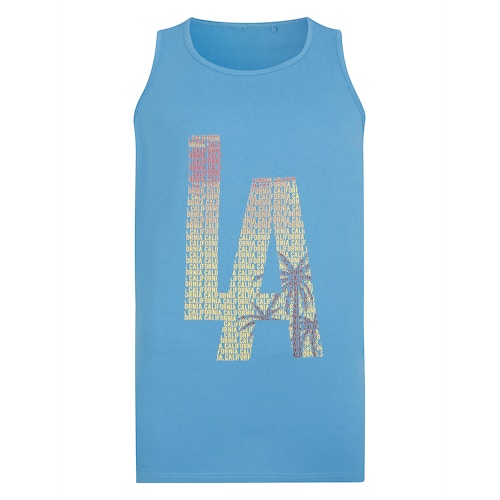 Bigdude LA Vest Light Blue Tall