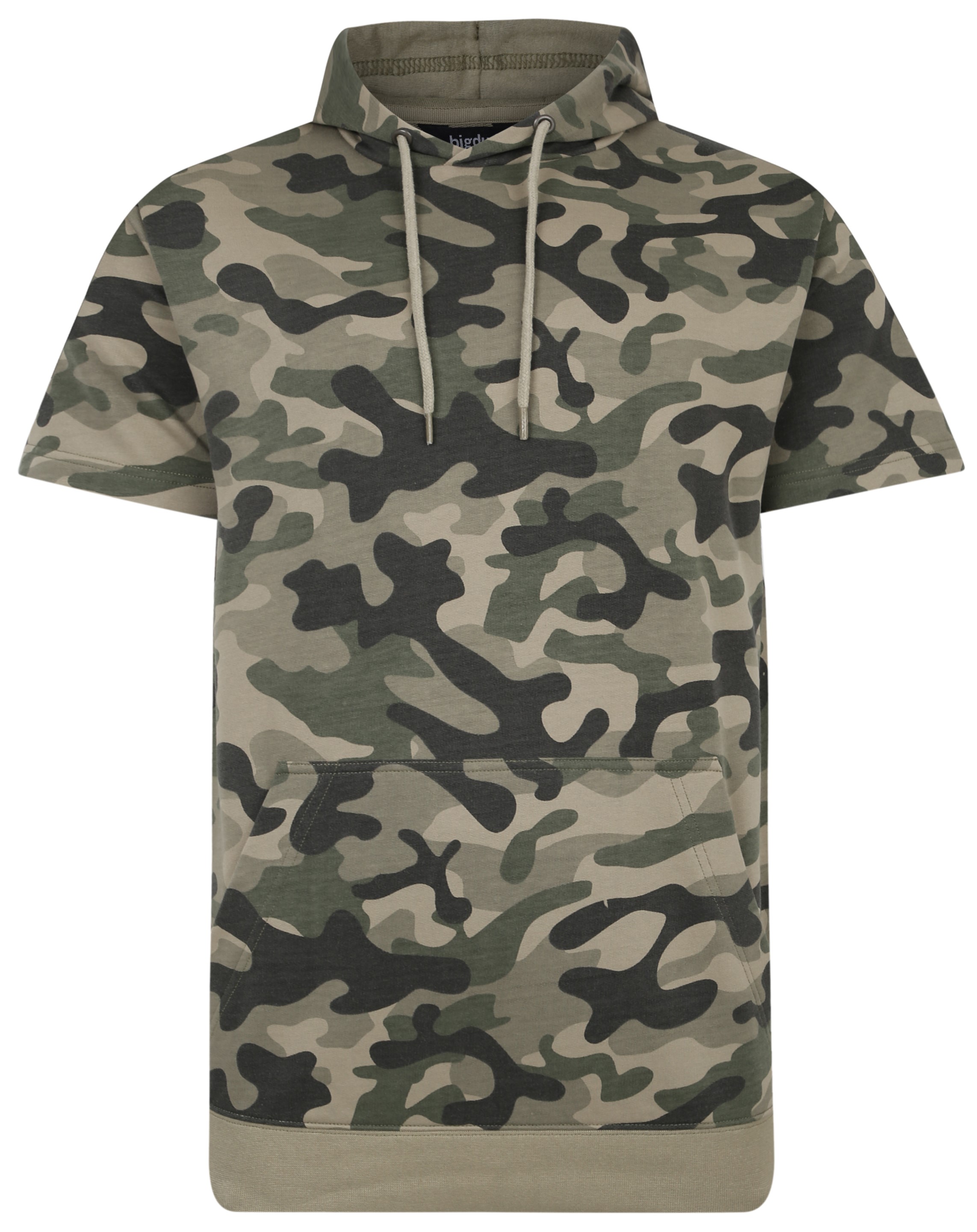 Short sleeve camo discount hoodie