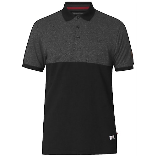 D555 Stefhen Polo Shirt Black Tall
