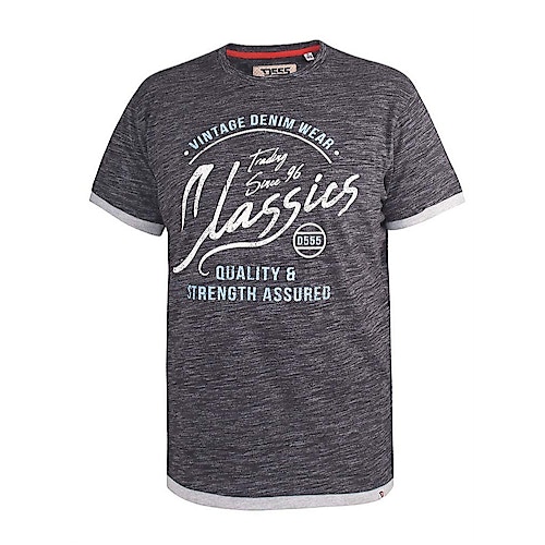 D555 Albury Double Layer Printed T-Shirt