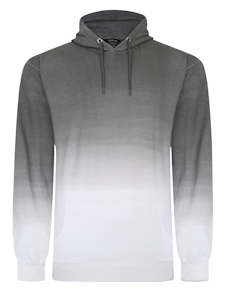Bigdude Ombre Pullover Hoody Charcoal