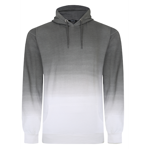 Bigdude Ombre Pullover Hoody Charcoal