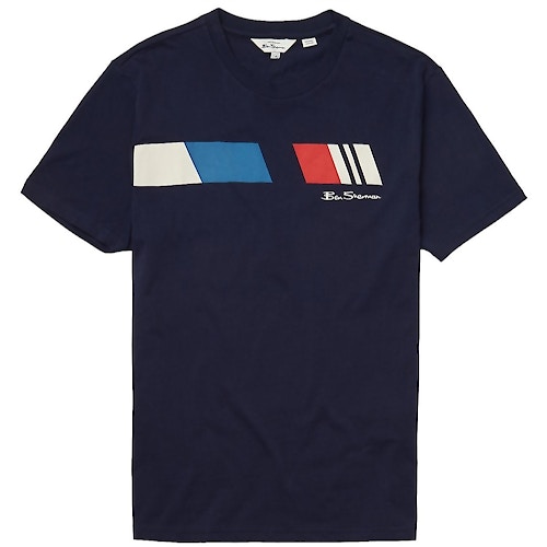 Ben Sherman Retro Stripe T-shirt Marine/Navy