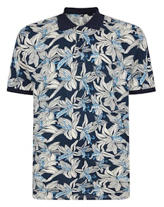 Bigdude Flower Polo Navy