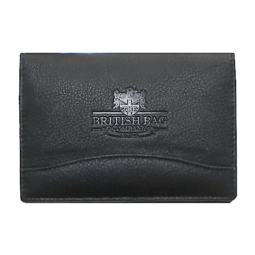The British Bag Company Black Leather Passport Holder