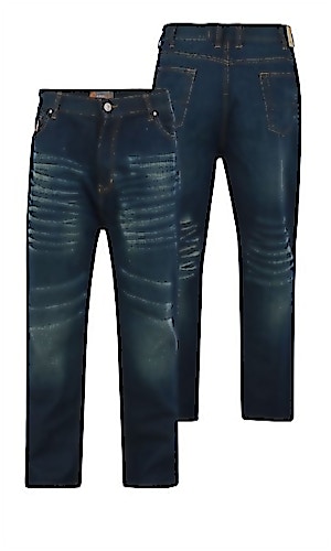 KAM Archer Relaxed Fit Jeans Midnight Tint