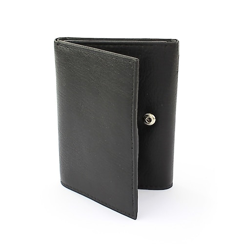 Sophos Tri Fold Leather Wallet Black