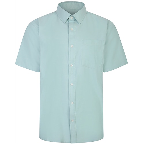 Bigdude Summer Cotton Short Sleeve Shirt Green