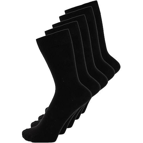 5 Pack Classic Socks Black