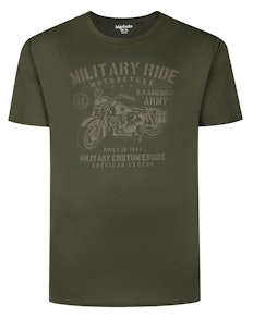 Bigdude Military Ride T-Shirt Olive