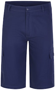 Bigdude Cropped Cargo Trousers Navy