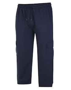 Bigdude Knitted Cargo Joggers Navy