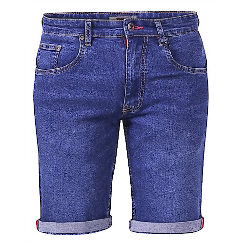 D555 Davidson Stretch Jeans Shorts Dunkelblau