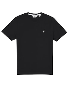 Original Penguin S/S Embroidered Logo T-Shirt True Black