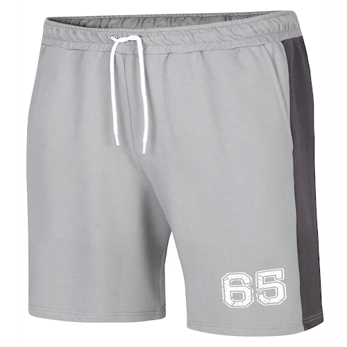 Bigdude 65 Varsity Shorts Grey/Charcoal