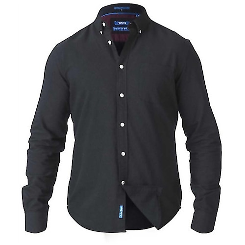 D555 Keenan Oxford Shirt Black Tall