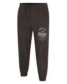Bigdude Printed Joggers Charcoal