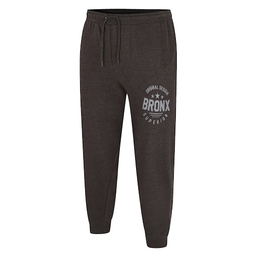 Bigdude Printed Joggers Charcoal