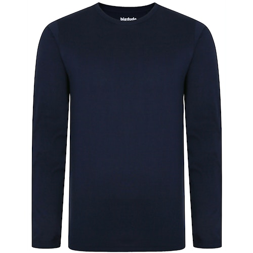 Bigdude Long Sleeve T-Shirt Navy