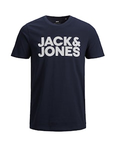 Jack & Jones Logo T-Shirt Navy Blazer