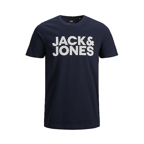 Jack & Jones Logo T-Shirt Navy Blazer