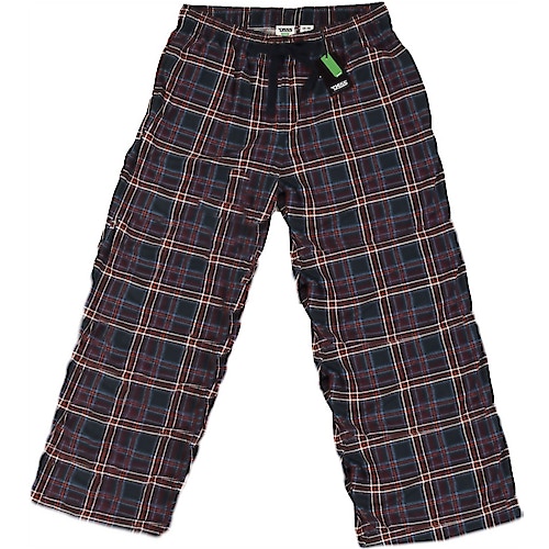 D555 Rushmoor Loungewear Check Trouser Navy/Red