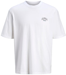 Jack & Jones Jeans Crew Neck Printed T-Shirt Bright White