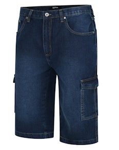 Bigdude 3/4 Cargo Jeans Shorts Raw Wash