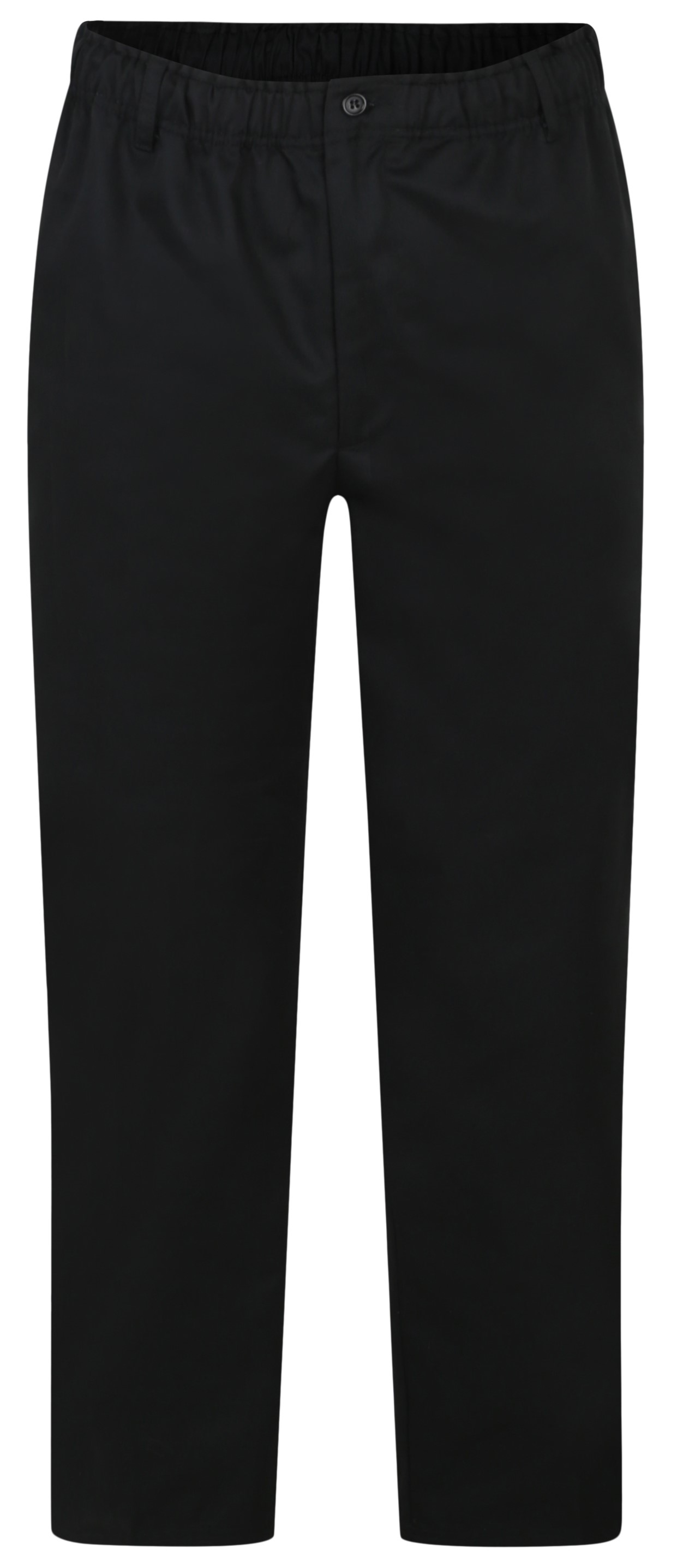 Black elastic trousers best sale