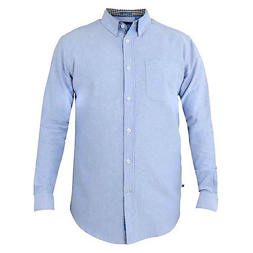 D555 Keenan Oxford Shirt Sky Blue Tall