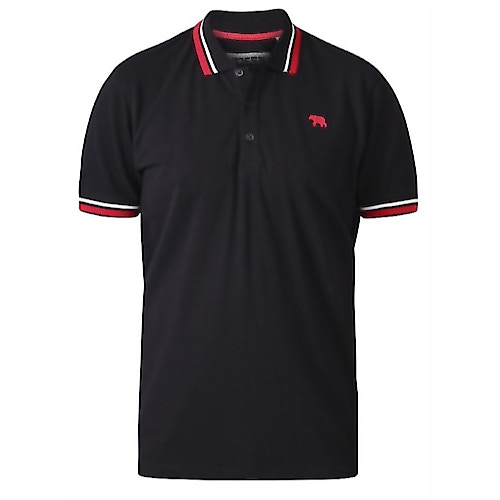 D555 Allante 1 Pique Polo Shirt Black