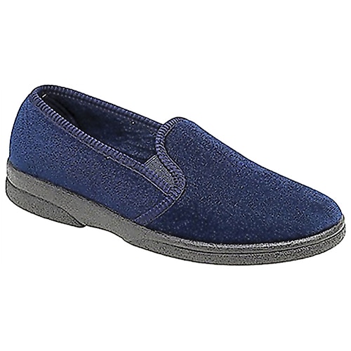 Sleepers Anthony IV Navy Twin Gusset Slipper