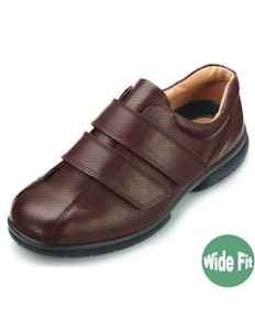 DB Shoes Ashton Wide Fit Brown Leather Shoe