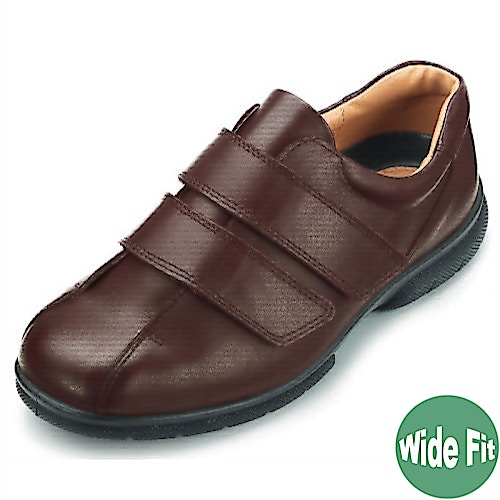 DB Shoes Ashton Wide Fit Brown Leather Shoe