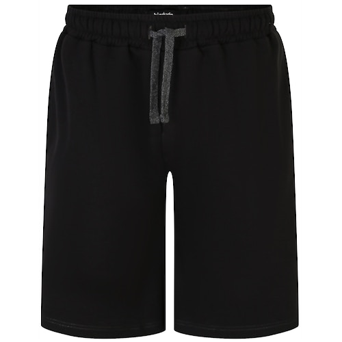 Bigdude Contrast Stitch Jogger Shorts Black