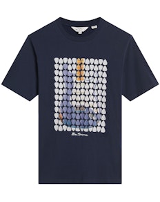 Ben Sherman Plectrum Art T-Shirt Dunkelblau