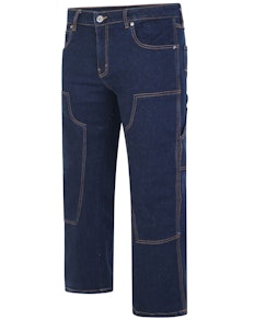 Bigdude Stretch-Utility-Jeans in dunkler Waschung