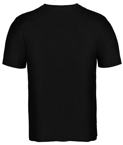 2XL Bigdude Men's Official Jurassic Park Print T-Shirt Black by Big Dude Clothing