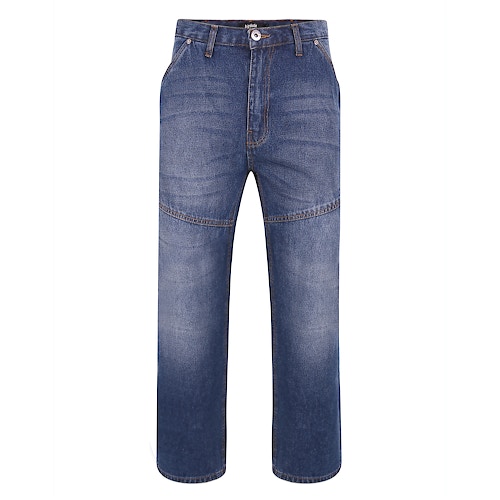 Bigdude Super Loose Relaxed Fit Jeans Mid Wash