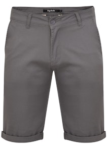 Bigdude Stretch Chino Shorts Grey