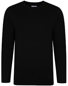 Bigdude Long Sleeve T-Shirt Black Tall