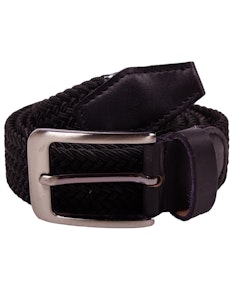 Robbie Stretch Braided Belt Black