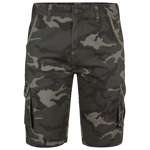 Bigdude Camouflage Cargo Shorts Khaki